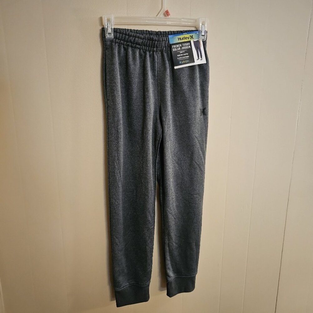 Hurley Boys Large 10/12 Gray French Terry Solar Jogger